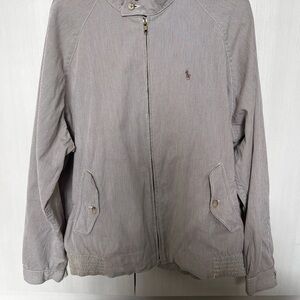 Polo by Ralph Lauren Pin Stripe Bomber Jacket